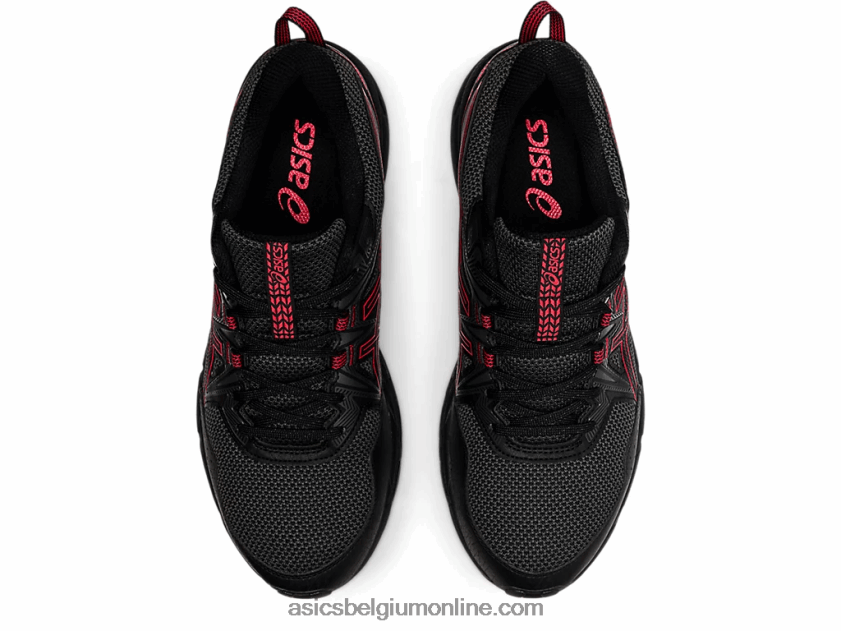 gelventure 8 V6HXR21621 zwart/elektrisch rood Asics