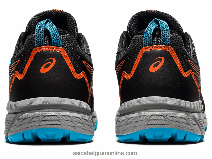 gelventure 8 V6HXR21898 zwart/goudsbloem oranje Asics