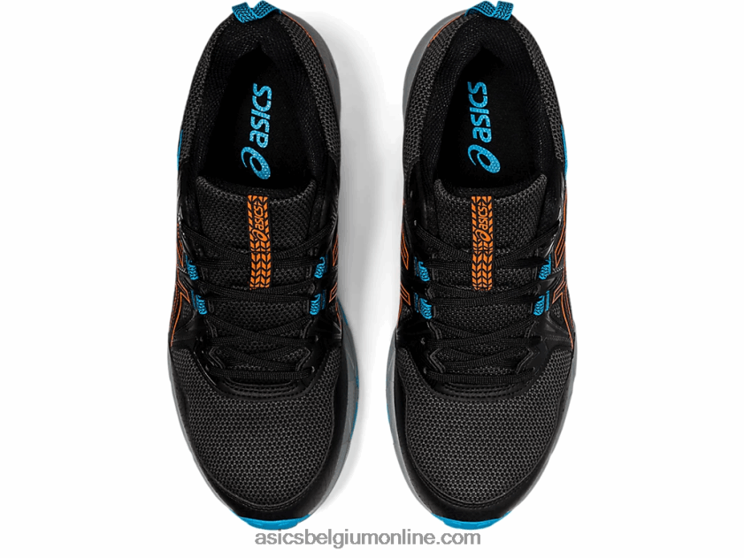gelventure 8 V6HXR21898 zwart/goudsbloem oranje Asics