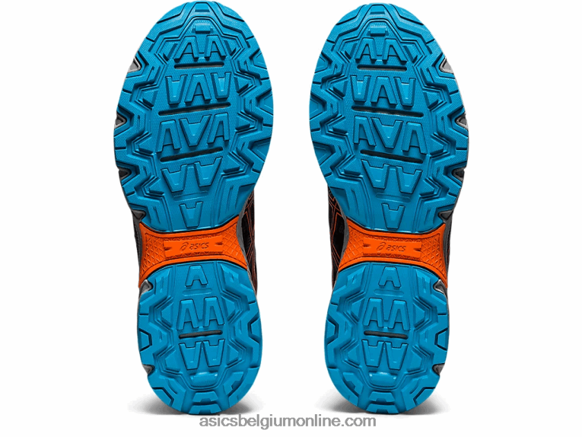 gelventure 8 V6HXR21898 zwart/goudsbloem oranje Asics