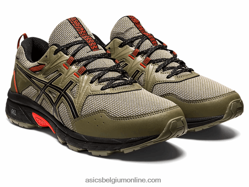 gelventure 8 V6HXR2924 mantel groen/zwart Asics