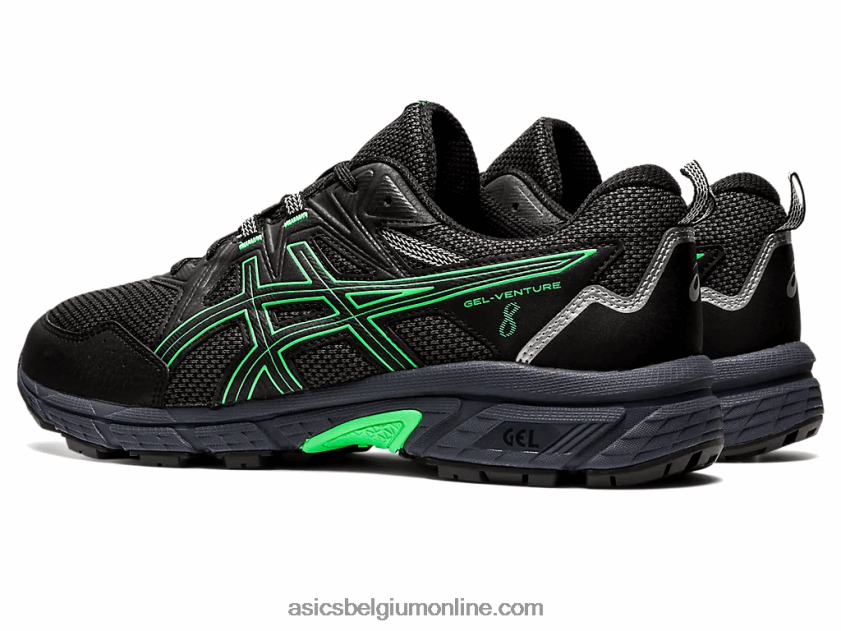 gelventure 8 V6HXR2947 zwart/nieuw blad Asics