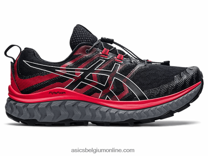 trabuco max V6HXR21862 zwart/elektrisch rood Asics