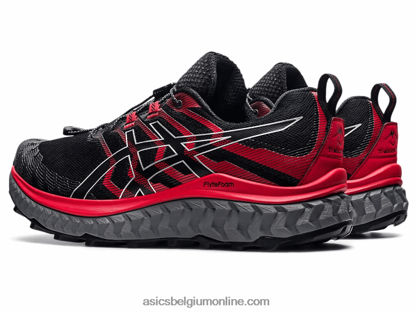 trabuco max V6HXR21862 zwart/elektrisch rood Asics