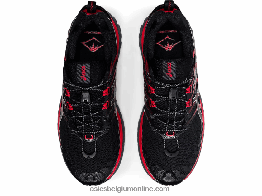 trabuco max V6HXR21862 zwart/elektrisch rood Asics