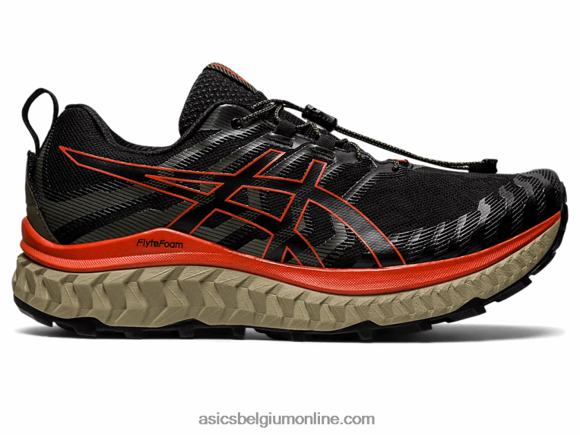 trabuco max V6HXR2929 zwarte/cherrytomaat Asics