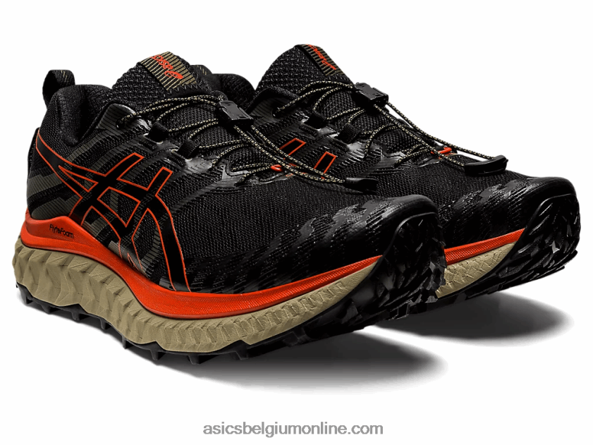 trabuco max V6HXR2929 zwarte/cherrytomaat Asics