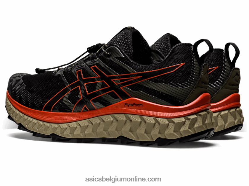 trabuco max V6HXR2929 zwarte/cherrytomaat Asics