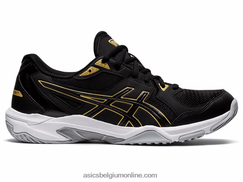 gelraket 10 V6HXR21888 zwart/puur goud Asics