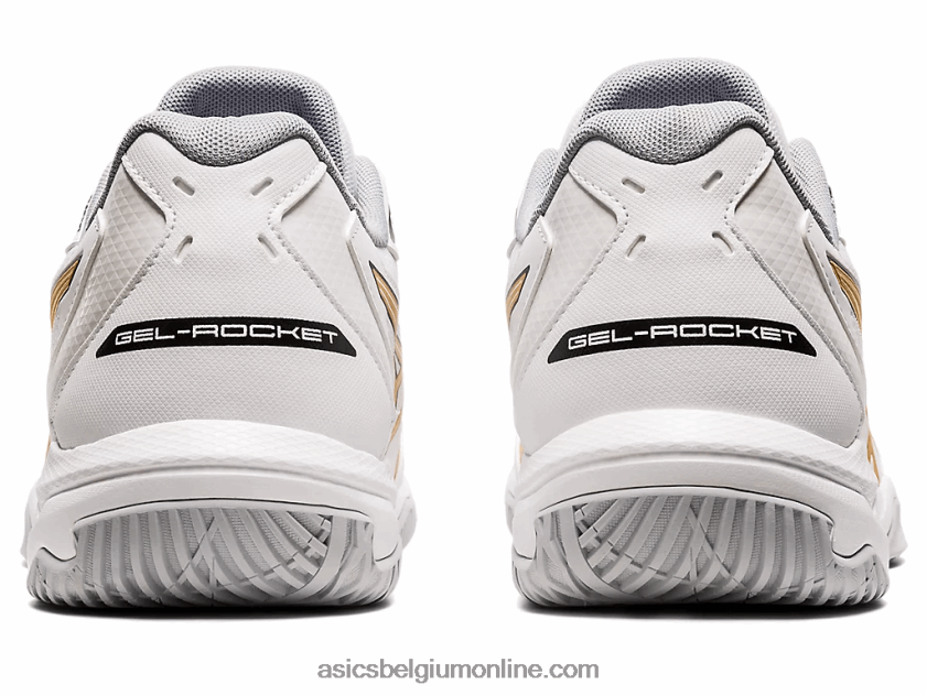 gelraket 10 V6HXR21890 wit/puur goud Asics