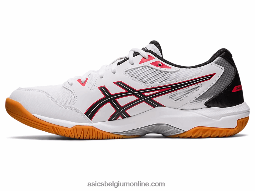 gelraket 10 V6HXR231 wit/klassiek rood Asics