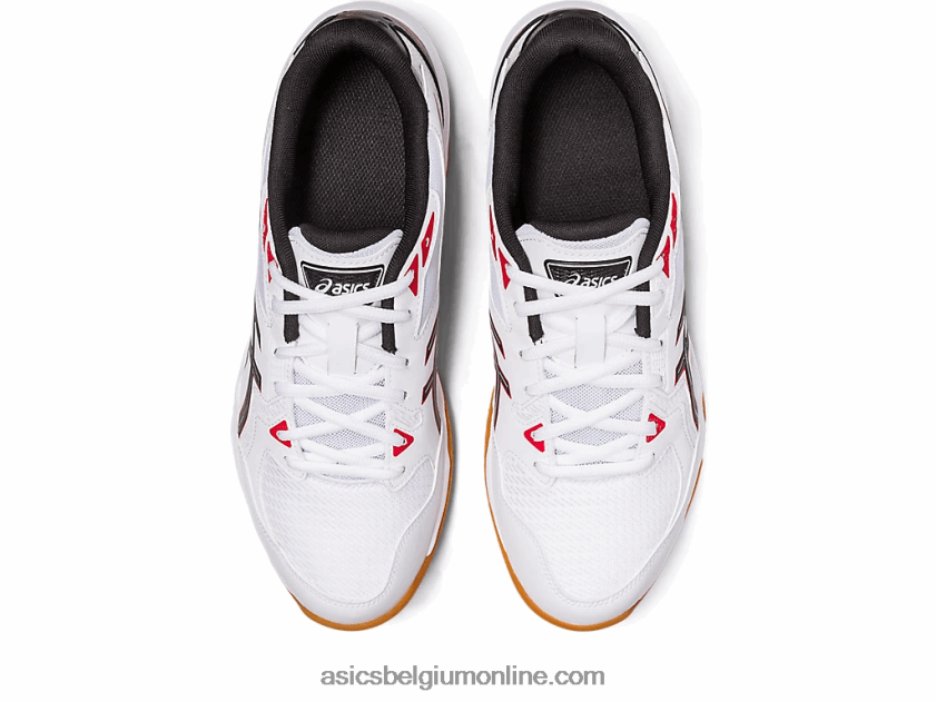gelraket 10 V6HXR231 wit/klassiek rood Asics