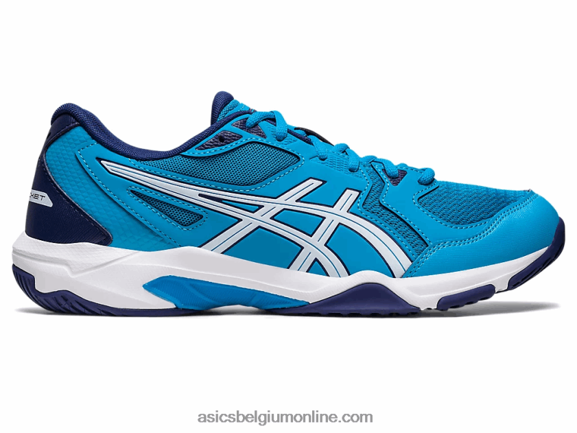 gelraket 10 V6HXR2461 eiland blauw/wit Asics