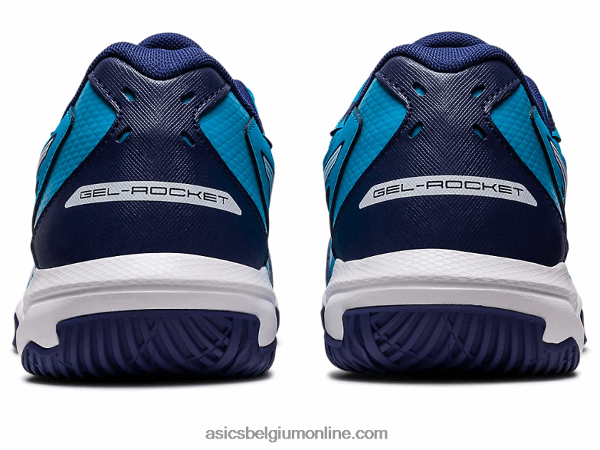 gelraket 10 breed V6HXR2415 eiland blauw/wit Asics