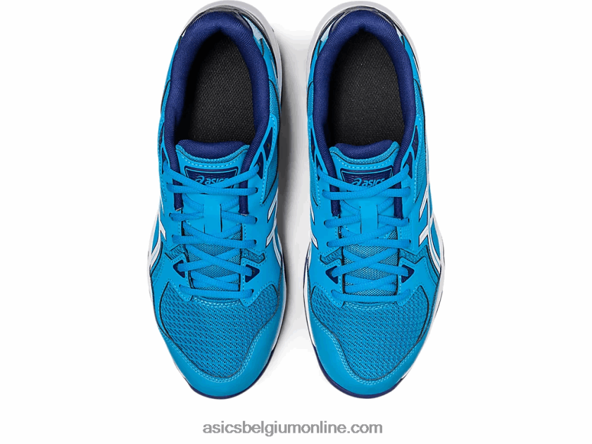 gelraket 10 breed V6HXR2415 eiland blauw/wit Asics