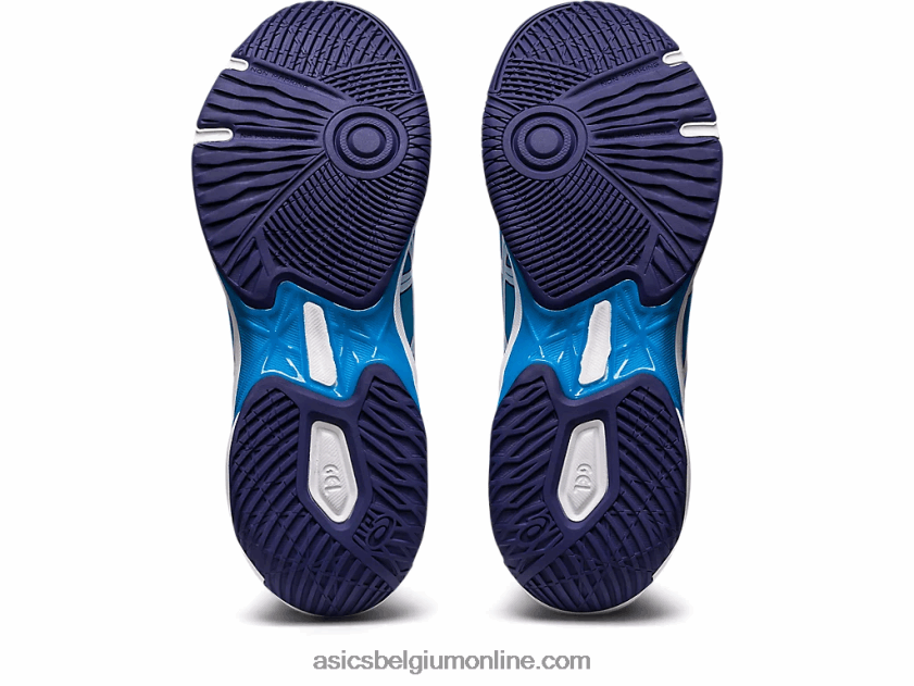 gelraket 10 breed V6HXR2415 eiland blauw/wit Asics