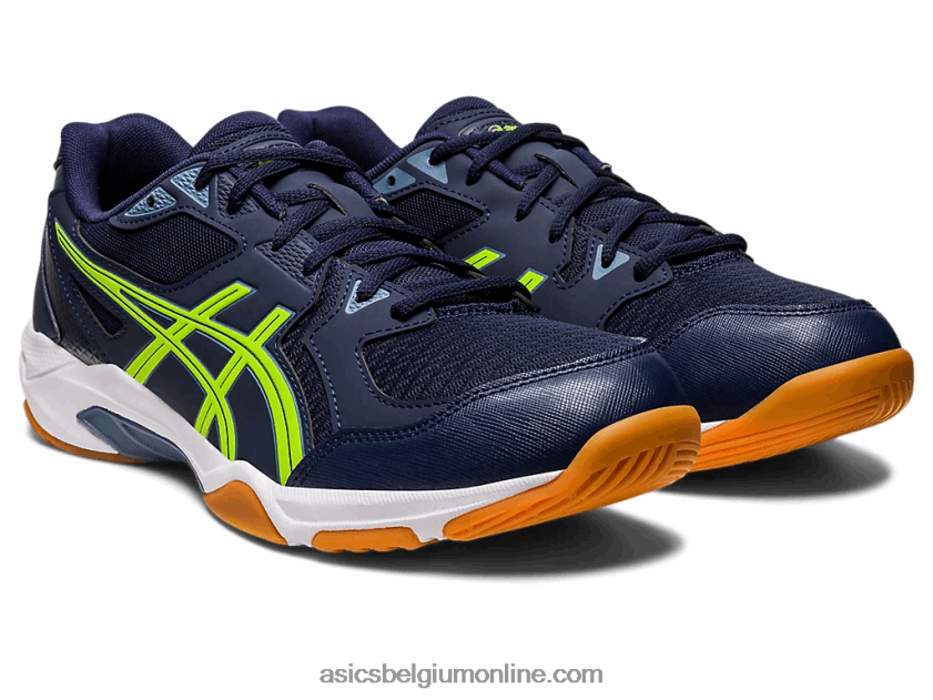 gelraket 10 breed V6HXR2442 middernacht/gevarengroen Asics