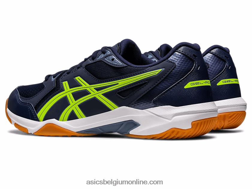gelraket 10 breed V6HXR2442 middernacht/gevarengroen Asics