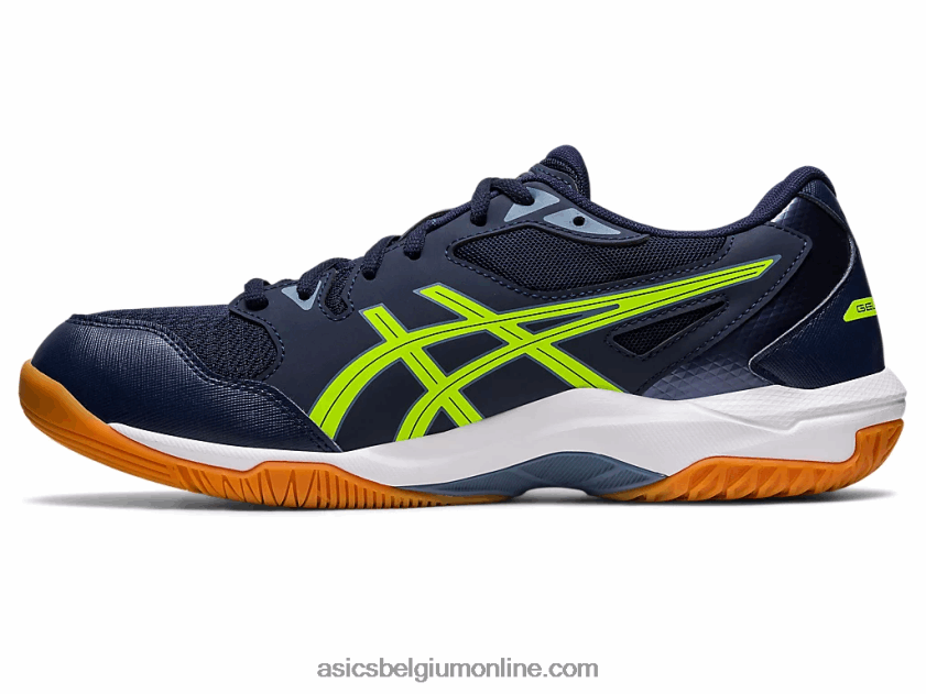 gelraket 10 breed V6HXR2442 middernacht/gevarengroen Asics