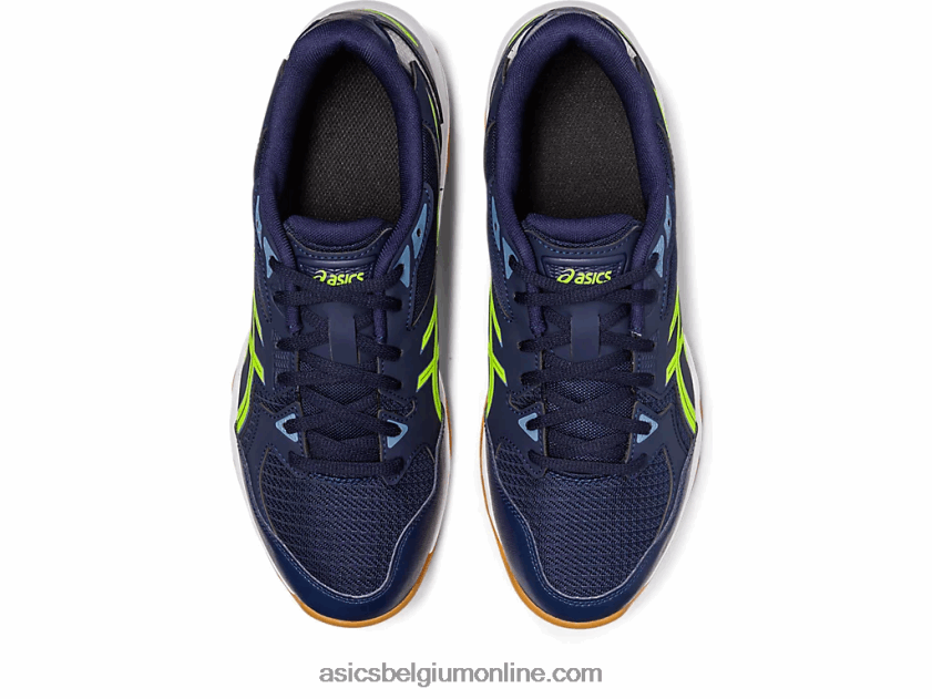 gelraket 10 breed V6HXR2442 middernacht/gevarengroen Asics
