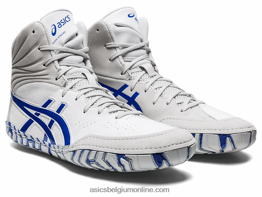 aanvaller 5 V6HXR21096 wit/lapis lazuli blauw Asics