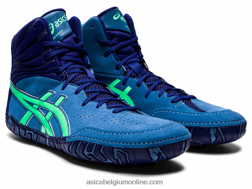 aanvaller 5 V6HXR21126 azuur/nieuw blad Asics