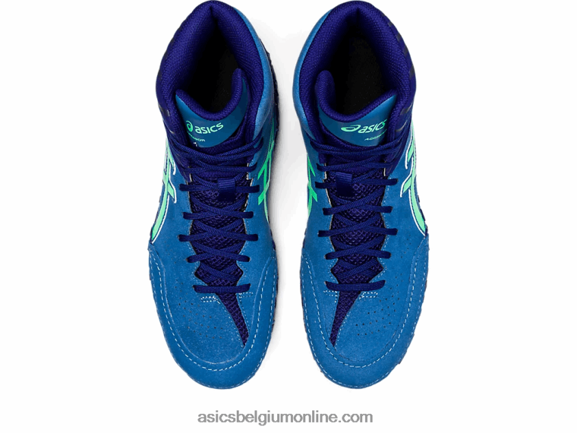 aanvaller 5 V6HXR21126 azuur/nieuw blad Asics