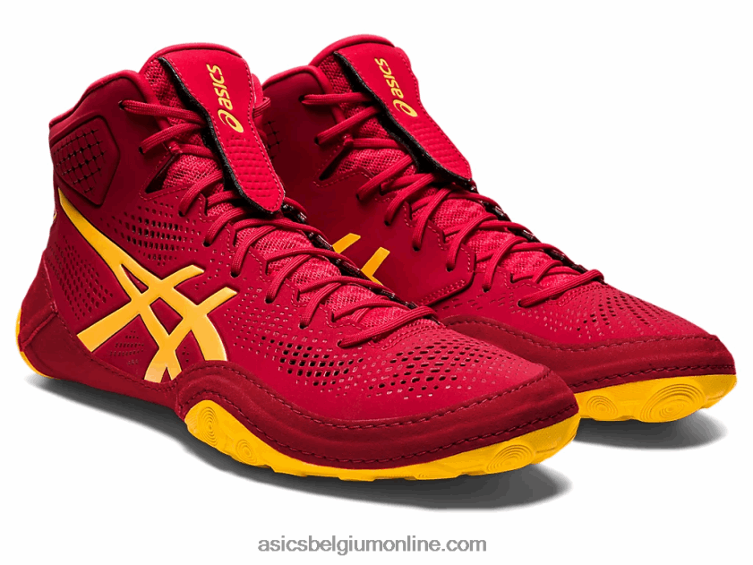 dan gevel evo 2 V6HXR21118 cranberry/saffraan Asics