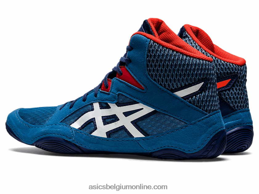 momentopname 3 V6HXR21144 azuurblauw/wit Asics