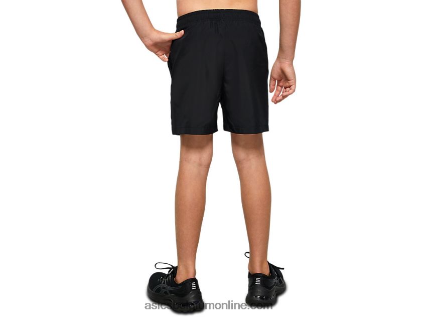 jeugd geweven sport short V6HXR24226 prestatie zwart Asics