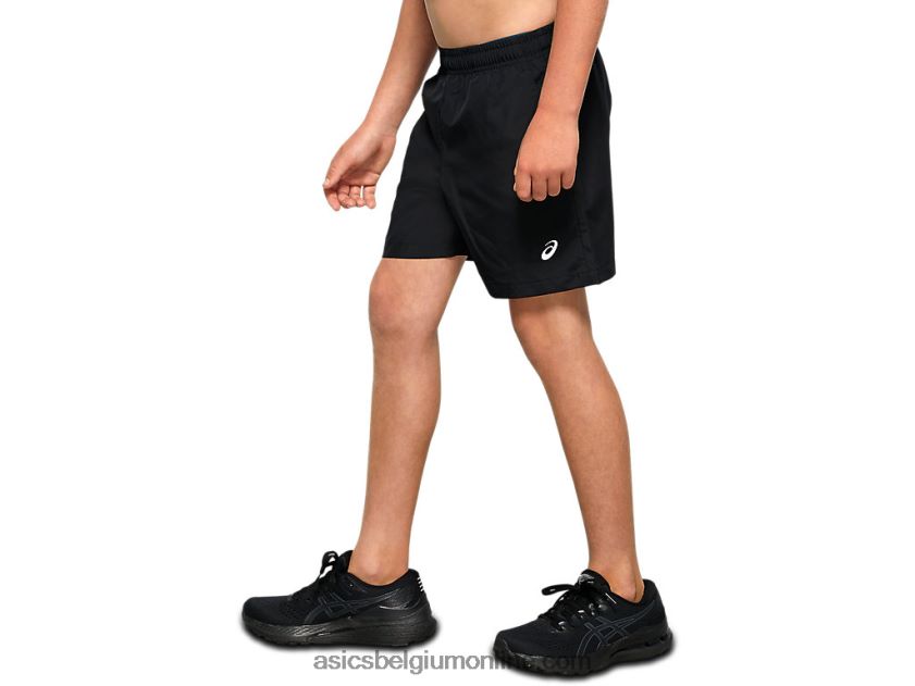 jeugd geweven sport short V6HXR24226 prestatie zwart Asics