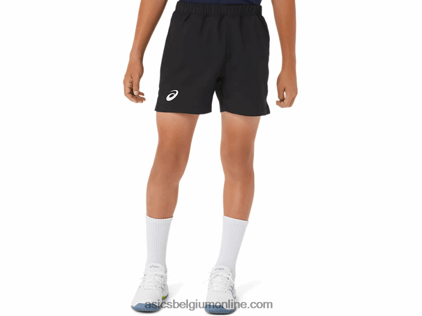 tennisshort voor kinderen V6HXR24234 prestatie zwart Asics