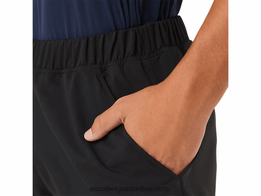 tennisshort voor kinderen V6HXR24234 prestatie zwart Asics