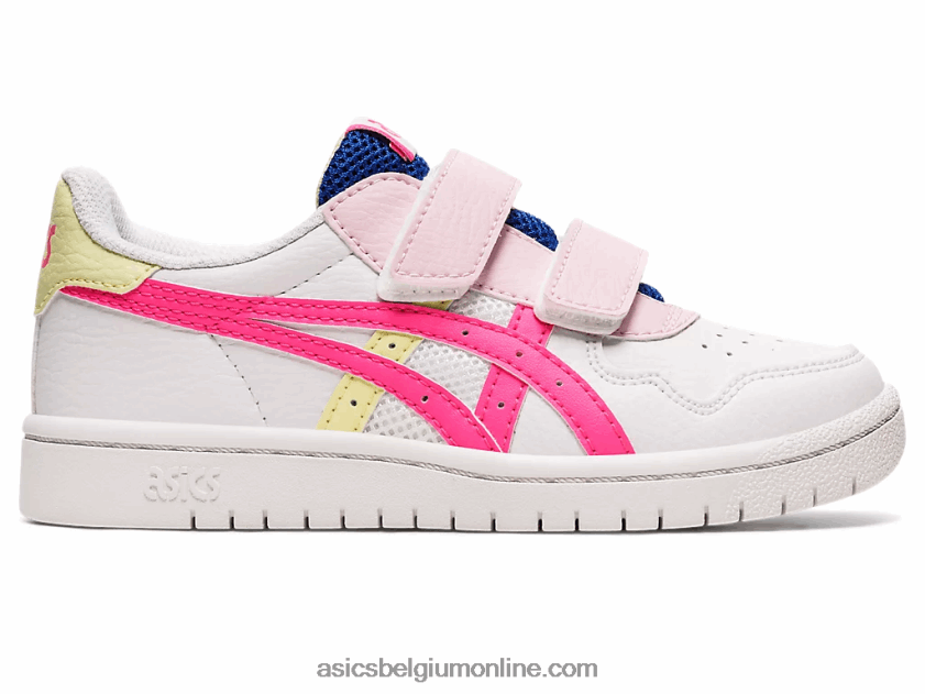 Japanse kleuterschool V6HXR24418 wit/felroze Asics