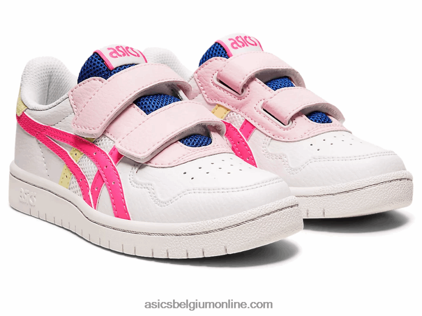 Japanse kleuterschool V6HXR24418 wit/felroze Asics