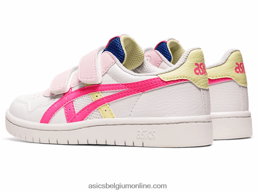 Japanse kleuterschool V6HXR24418 wit/felroze Asics