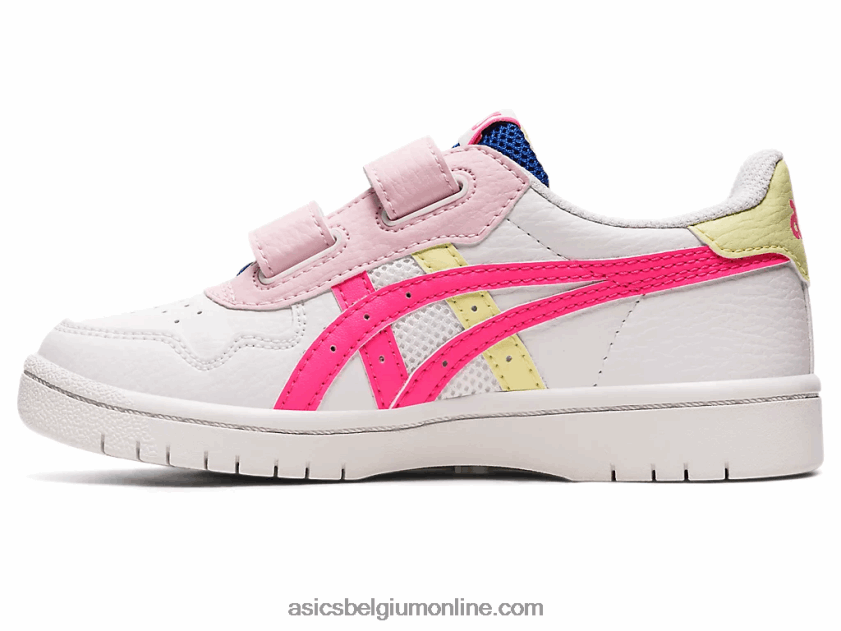 Japanse kleuterschool V6HXR24418 wit/felroze Asics