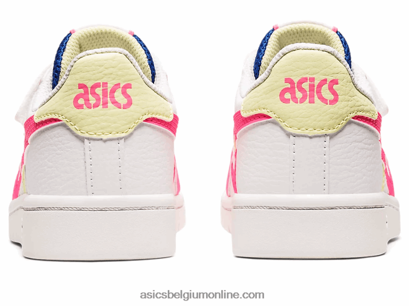 Japanse kleuterschool V6HXR24418 wit/felroze Asics