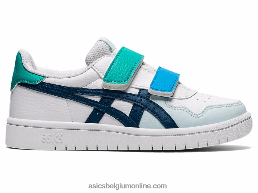Japanse kleuterschool V6HXR24540 wit/makoblauw Asics