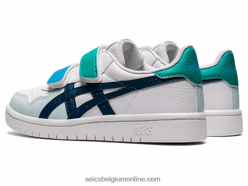 Japanse kleuterschool V6HXR24540 wit/makoblauw Asics