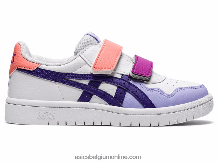 Japanse kleuterschool V6HXR24544 wit/adel paars Asics