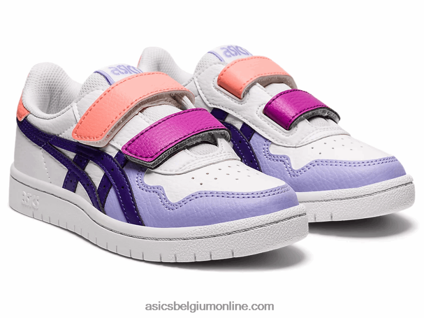 Japanse kleuterschool V6HXR24544 wit/adel paars Asics