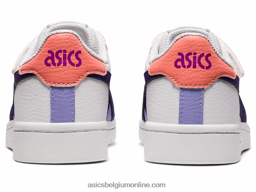 Japanse kleuterschool V6HXR24544 wit/adel paars Asics