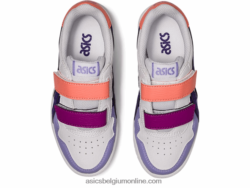 Japanse kleuterschool V6HXR24544 wit/adel paars Asics