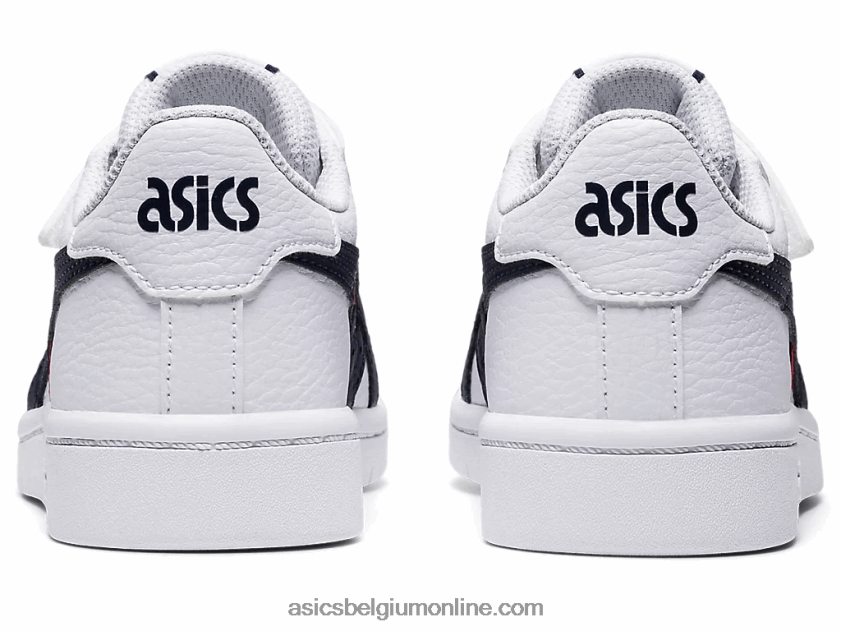Japanse kleuterschool V6HXR24559 wit/klassiek rood Asics