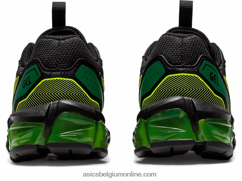 gel-quantum 90 3 kleuterschool V6HXR24355 zwart/veiligheidsgeel Asics