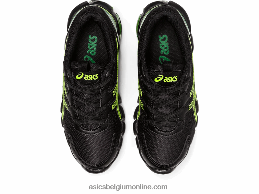 gel-quantum 90 3 kleuterschool V6HXR24355 zwart/veiligheidsgeel Asics