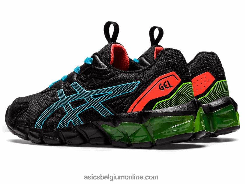 gel-quantum 90 3 kleuterschool V6HXR24386 zwart/aquarium Asics