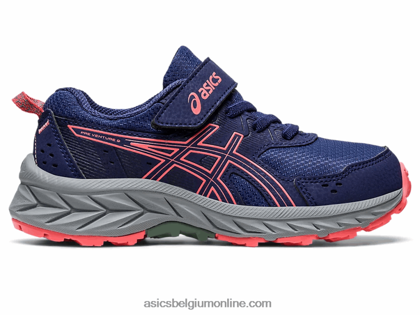 gel-venture 9 kleuterschool V6HXR24218 indigoblauw/papaja Asics