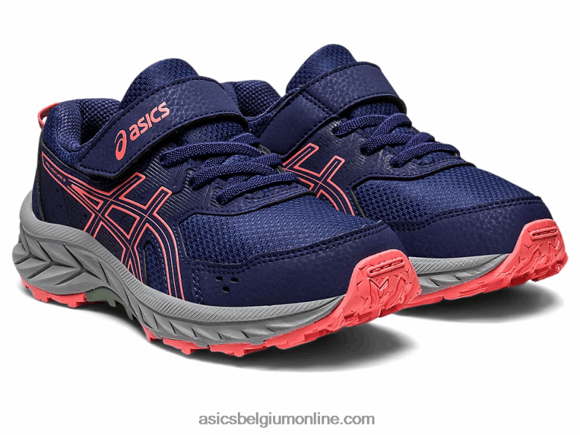 gel-venture 9 kleuterschool V6HXR24218 indigoblauw/papaja Asics